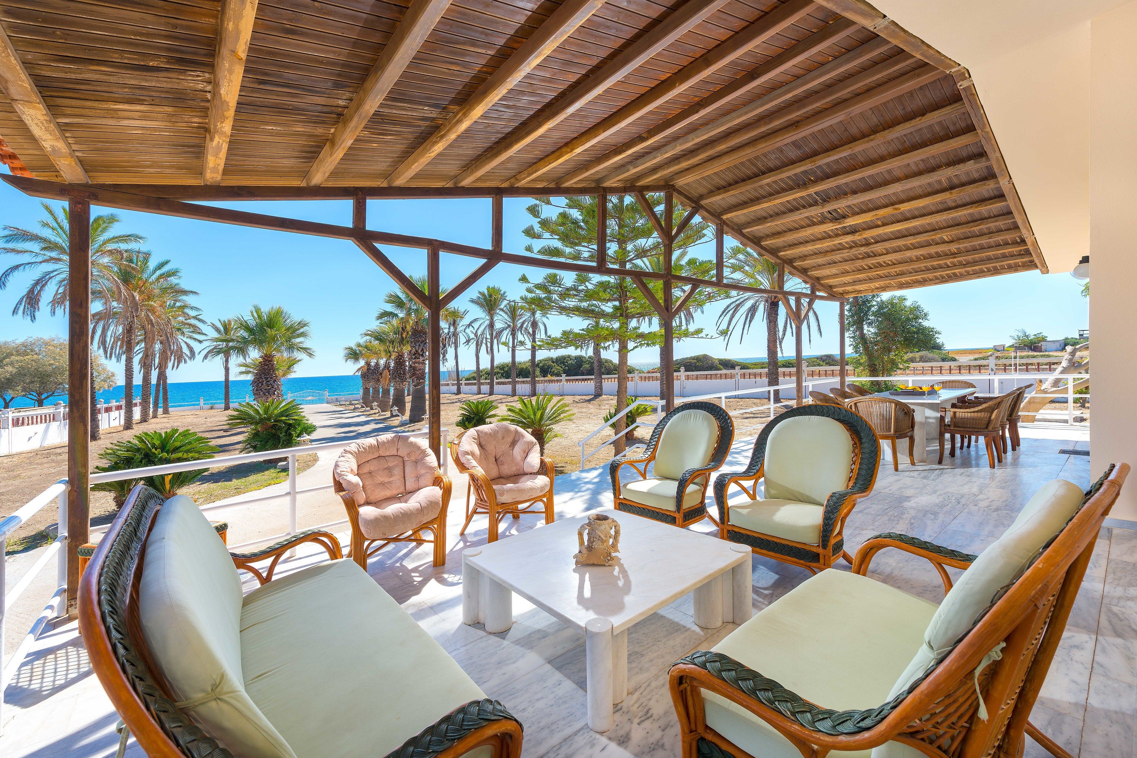 Villa, Sea View, Beachfront | Terrace/patio