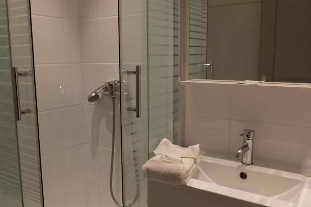 Doppia Classic, 1 letto matrimoniale | Bagno | Doccia, set di cortesia gratuito, asciugacapelli, asciugamani