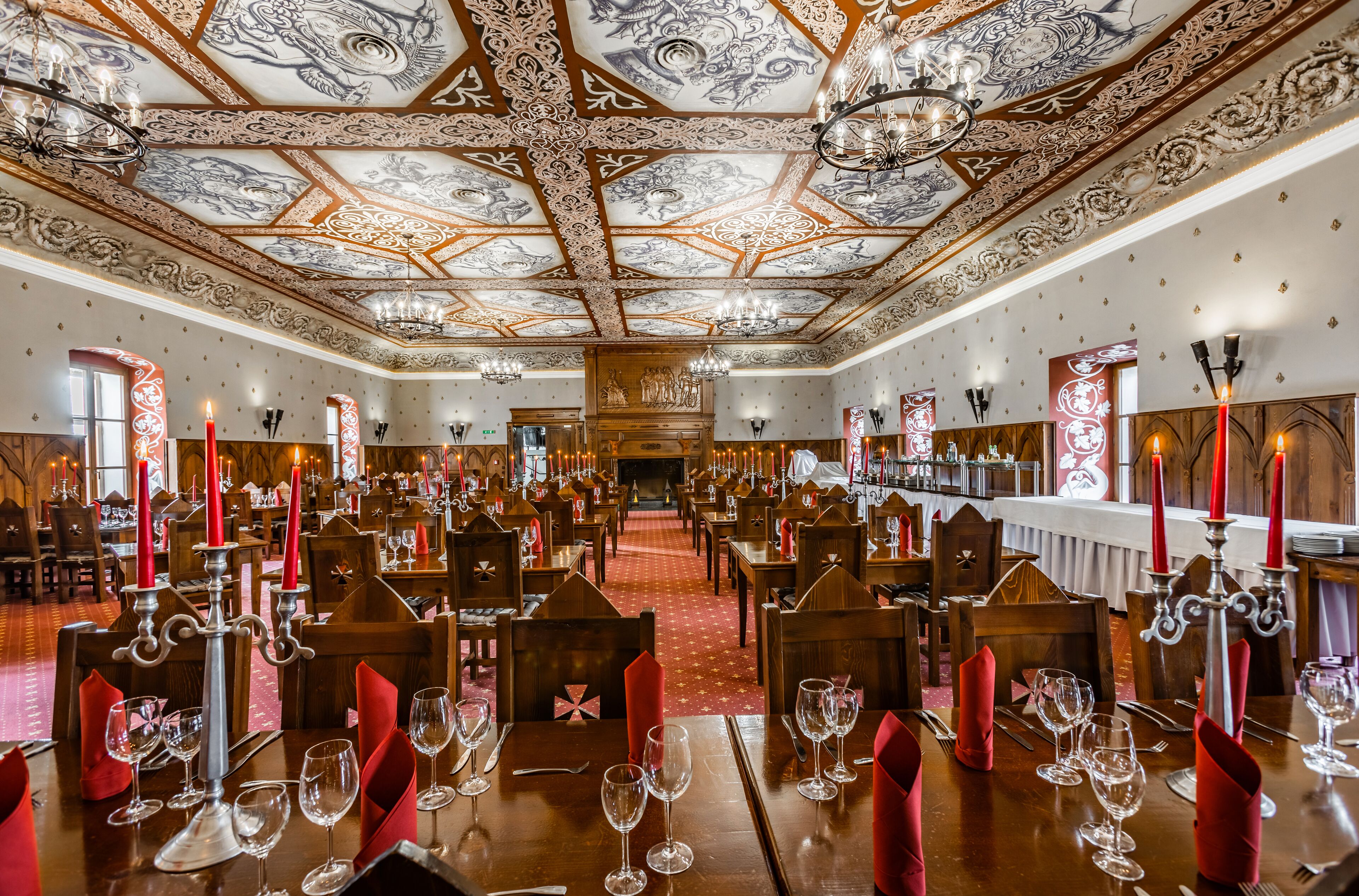 Dinner served, local cuisine