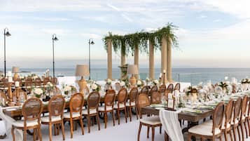 Área de bodas al aire libre