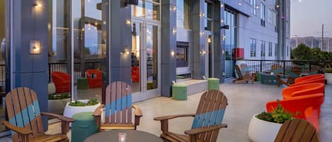 Vue depuis l’hébergement