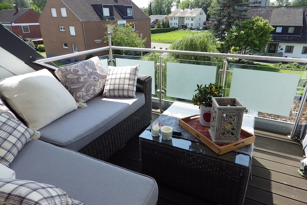 Blick von der Unterkunft