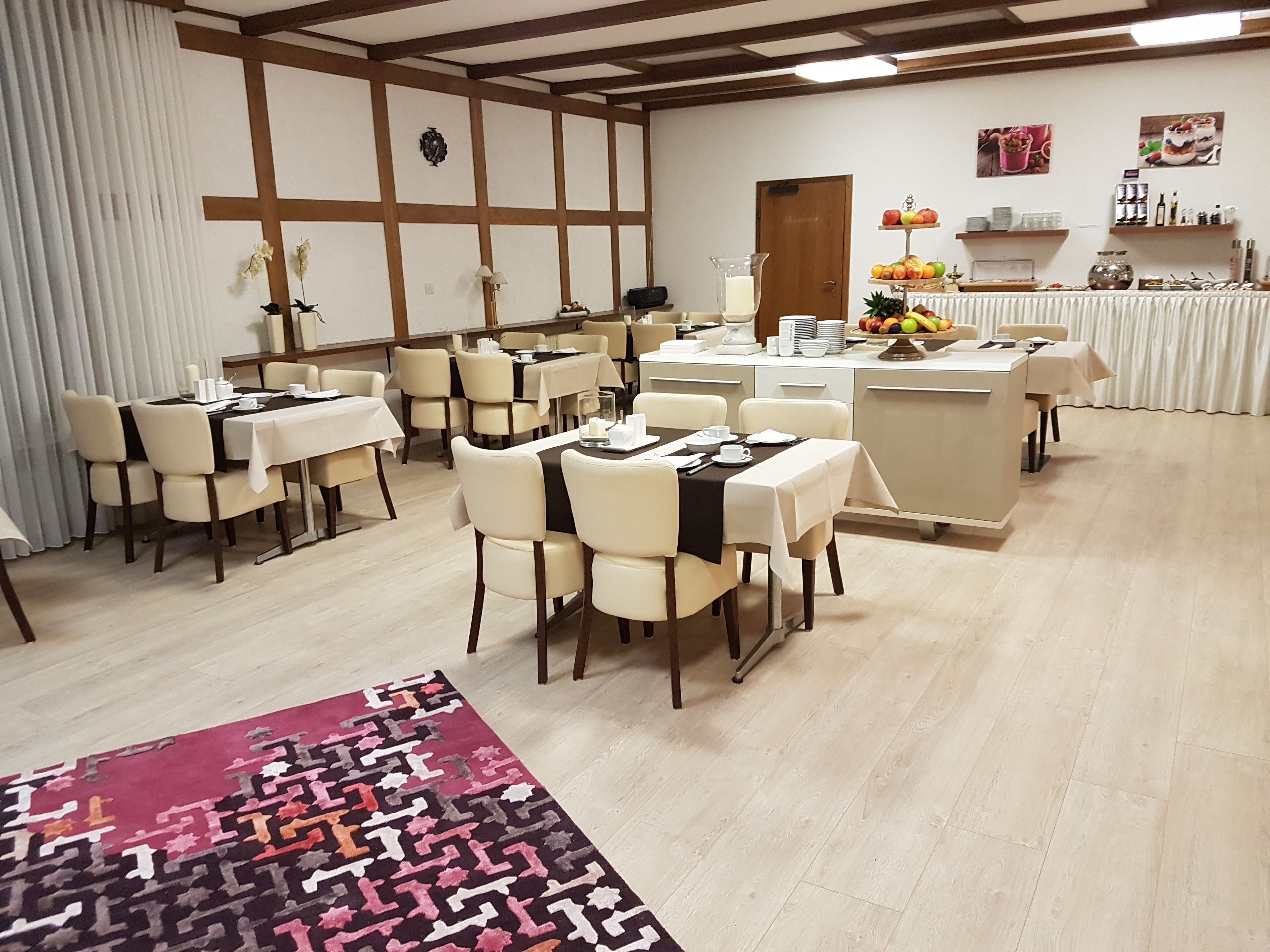 daily buffet breakfast (eur 10 per person)