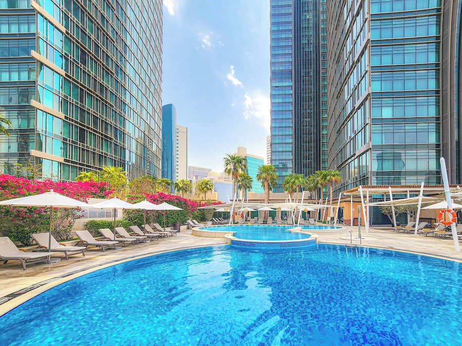 Outdoor pool, open 6:00 AM to 9:00 PM, pool cabanas (surcharge)