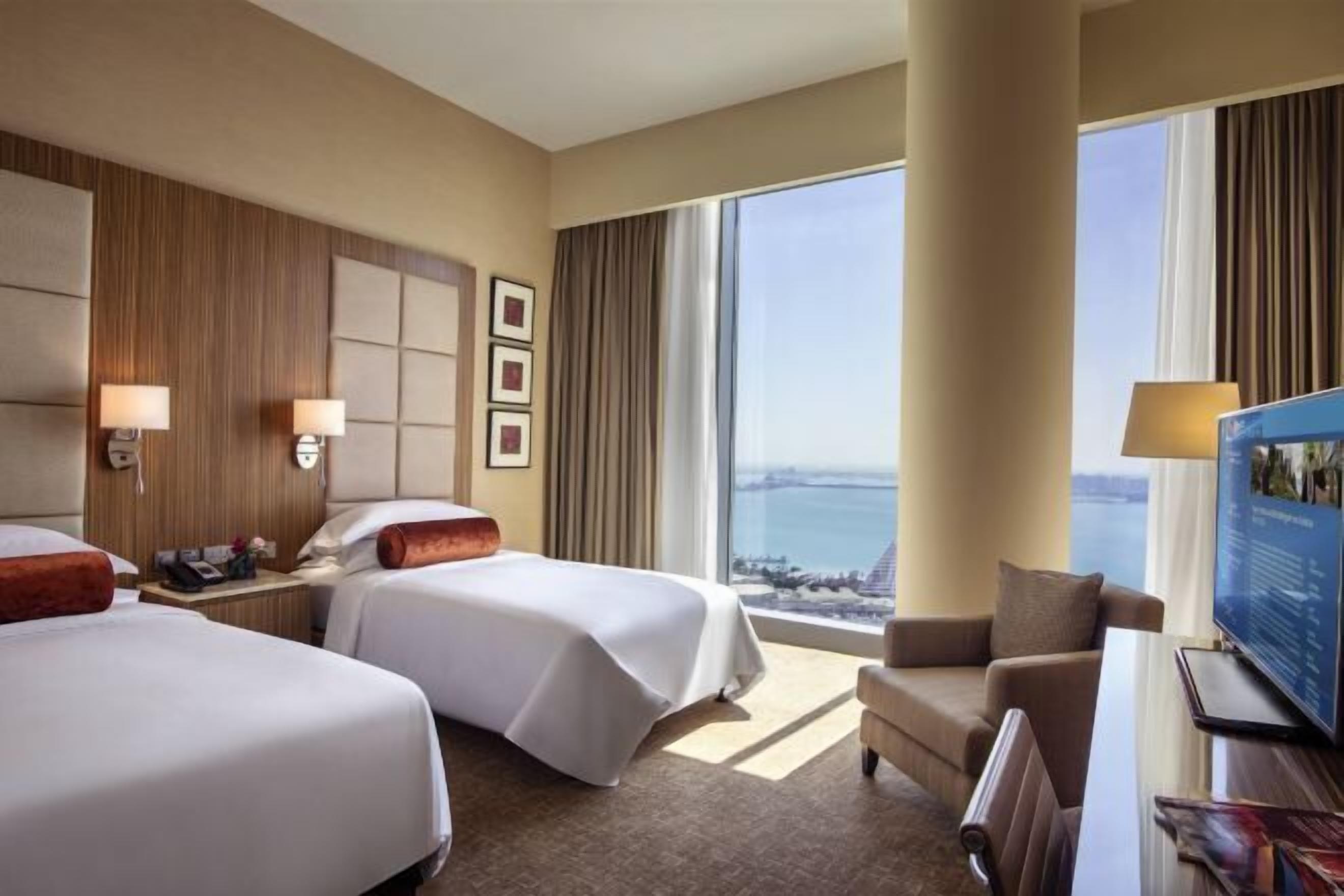 In-room safe, desk, laptop workspace, blackout drapes