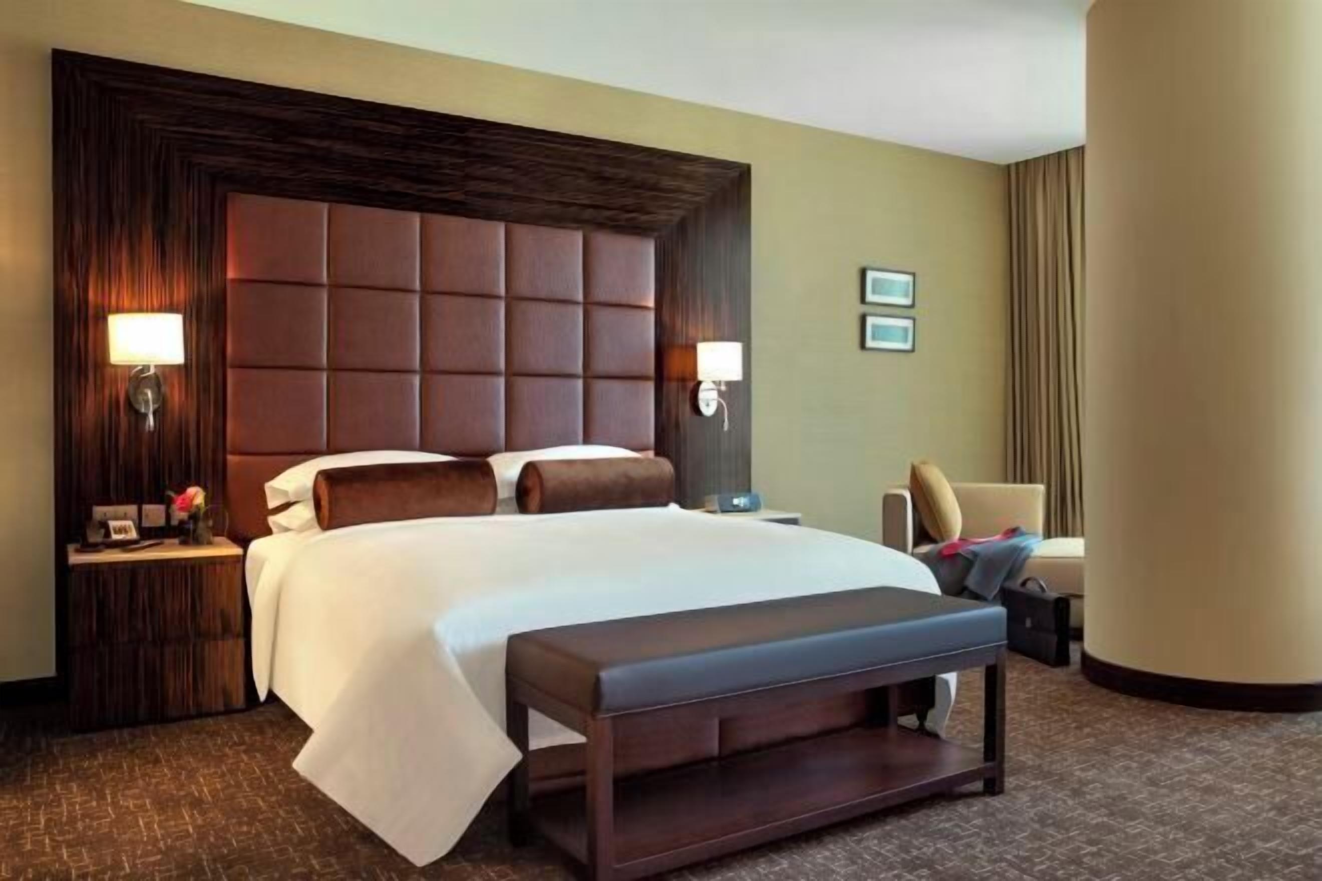 In-room safe, desk, laptop workspace, blackout drapes