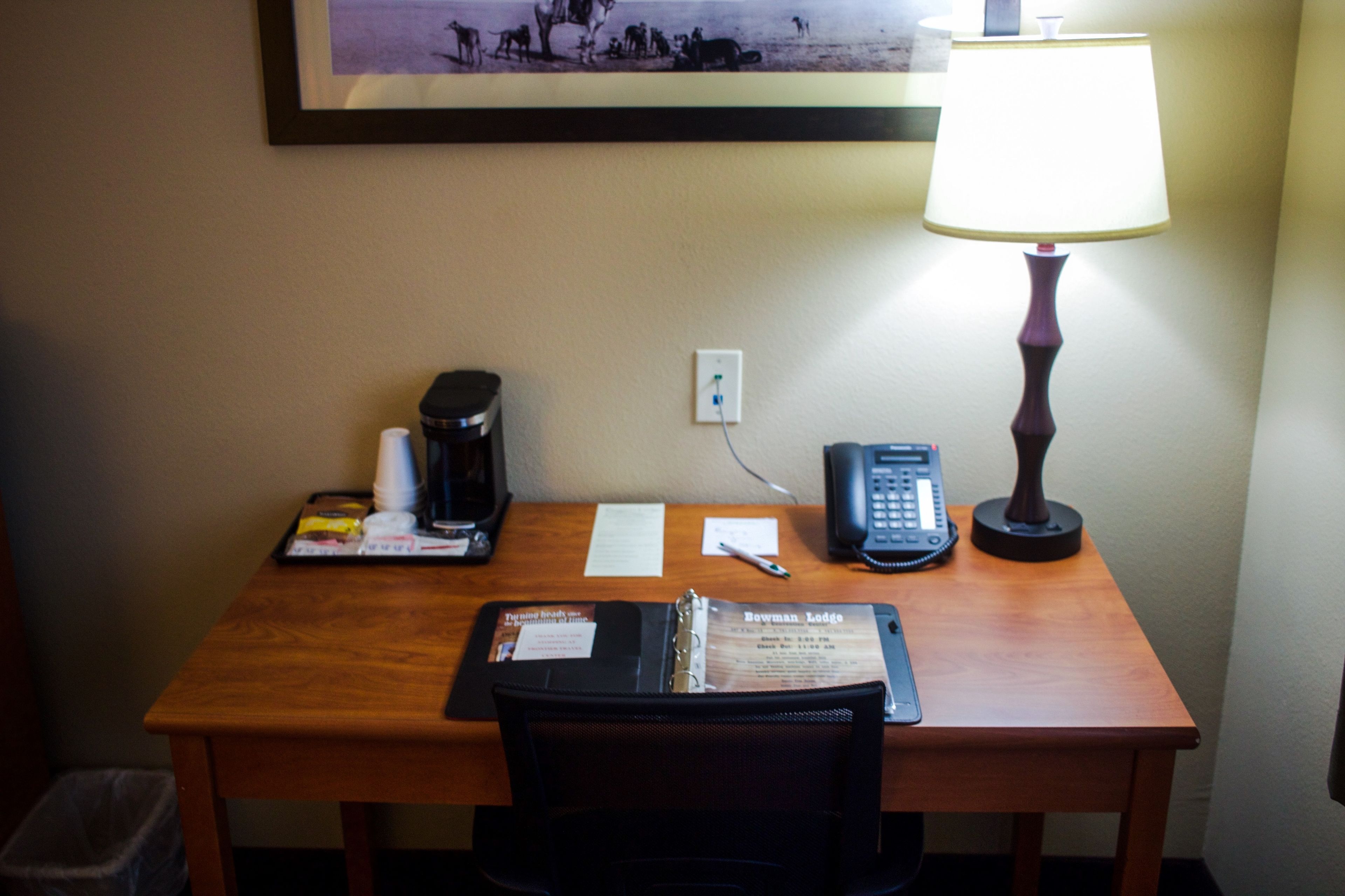 in-room business centre