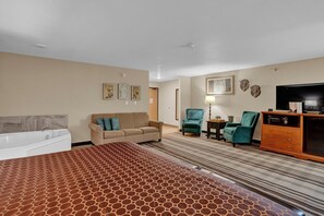 Individually decorated, desk, laptop workspace, blackout curtains