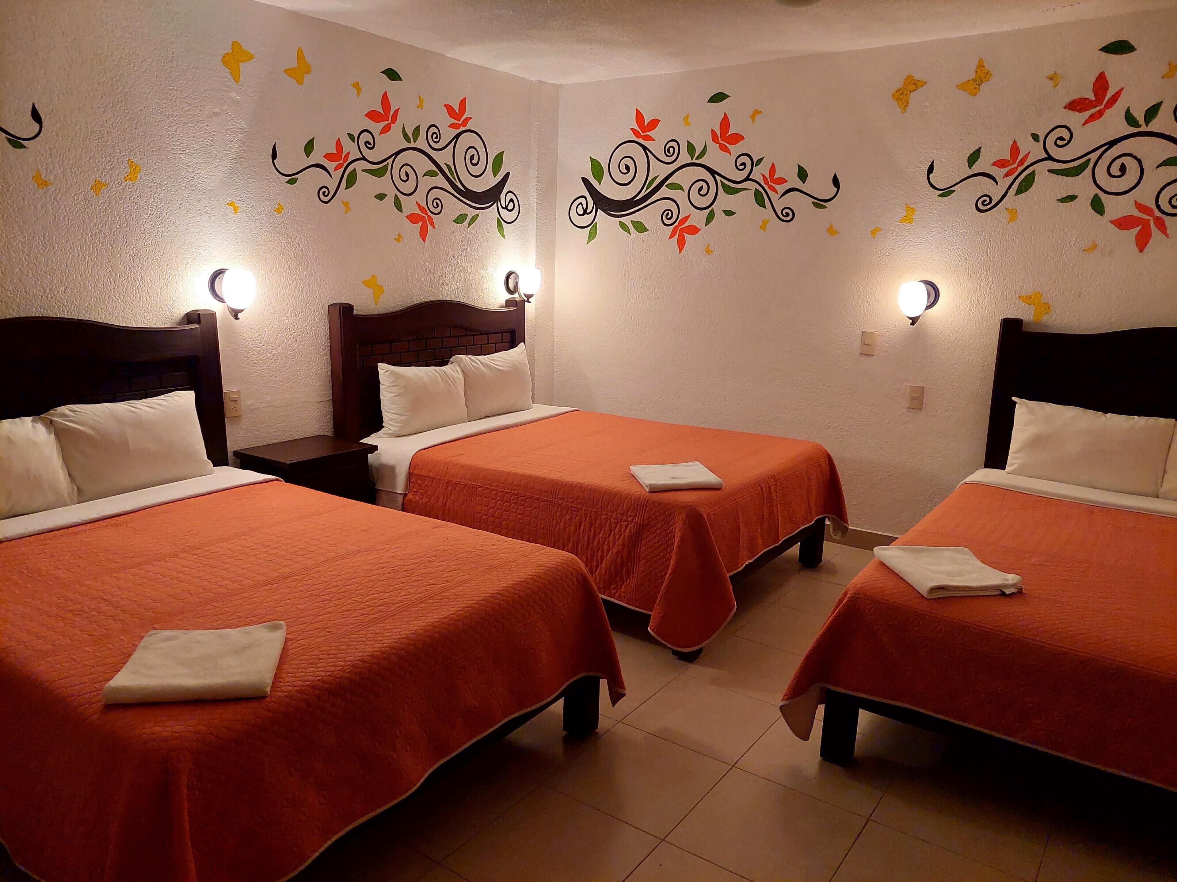 Habitación familiar | Wifi gratis y ropa de cama 