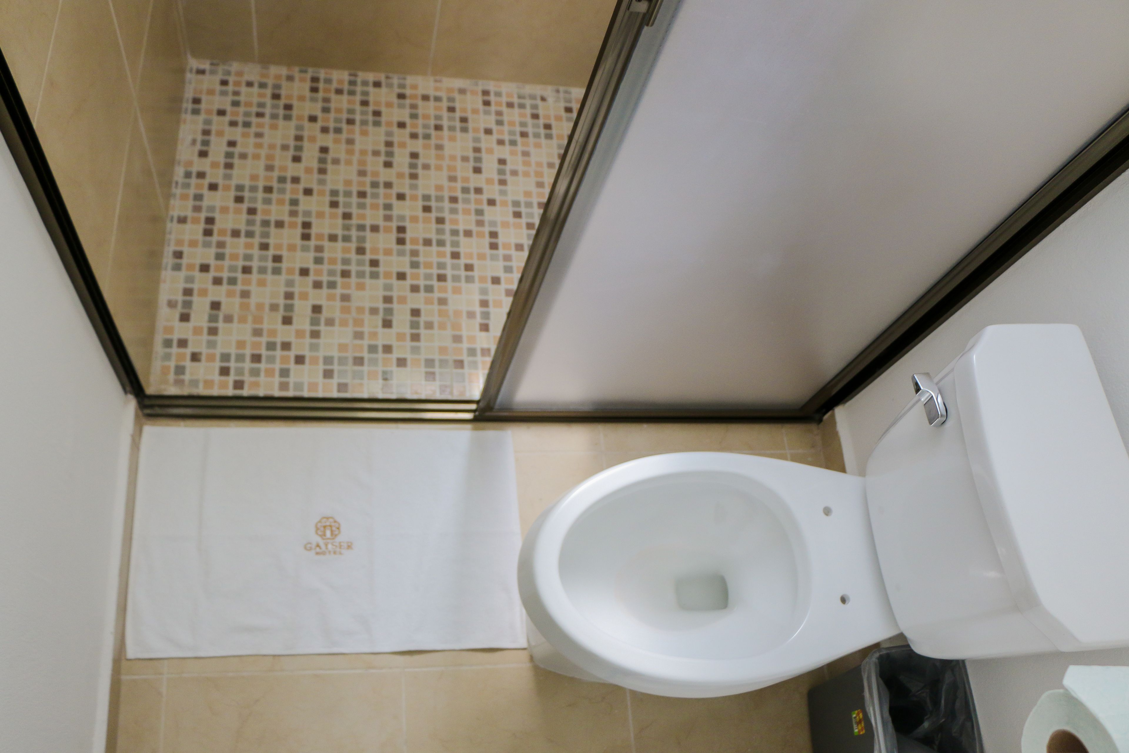 family room, 2 double beds | bathroom | shower, designer toiletries, towels