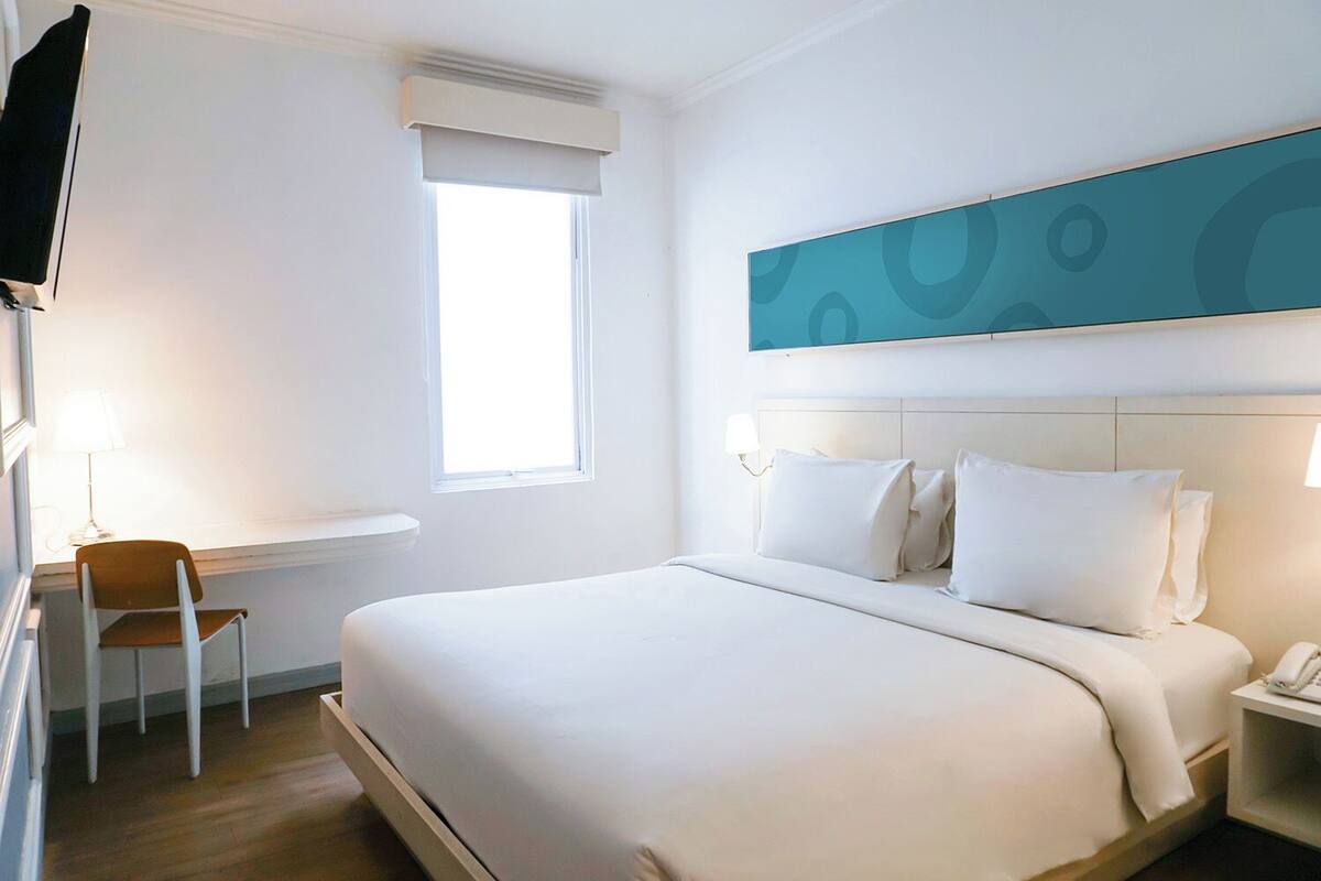 Urban Superior Queen | Wi-Fi ฟรี, ผ้าปูที่นอน