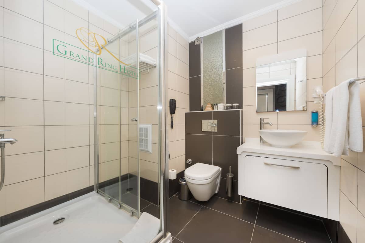 Kamer (Large Room) | Badkamer | Gratis toiletartikelen, een haardroger