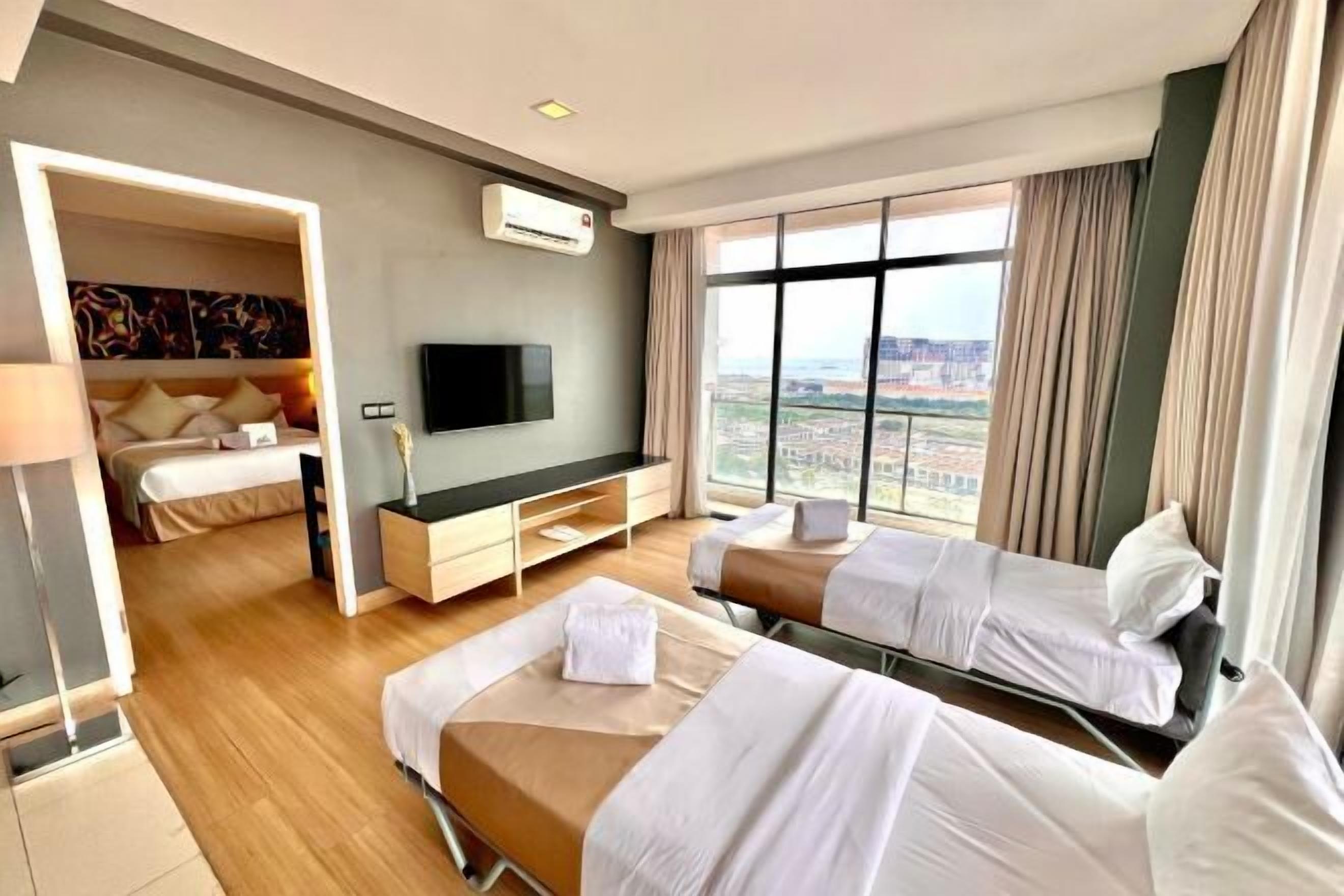 1 Schlafzimmer, Zimmersafe, Schreibtisch, Verdunkelungsvorhänge