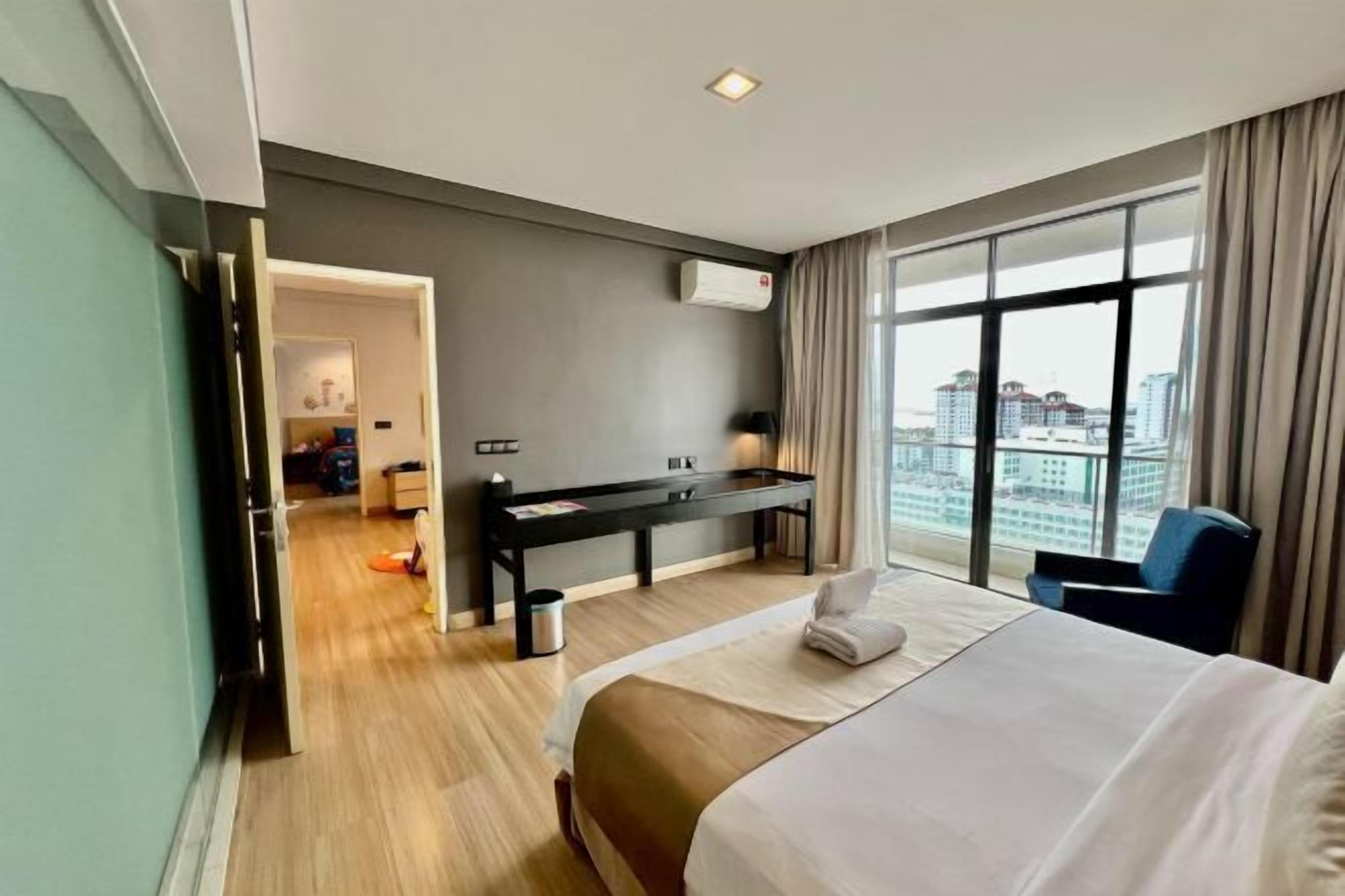 1 Schlafzimmer, Zimmersafe, Schreibtisch, Verdunkelungsvorhänge