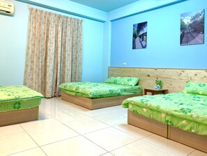 Family Suite | Premium bedding, laptop workspace, blackout drapes, soundproofing - Meitai B&B (Taitung)
