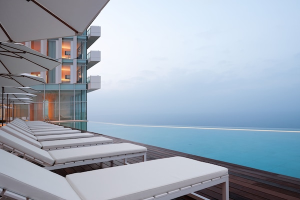 Indoor pool, outdoor pool, cabanas (surcharge), pool umbrellas
