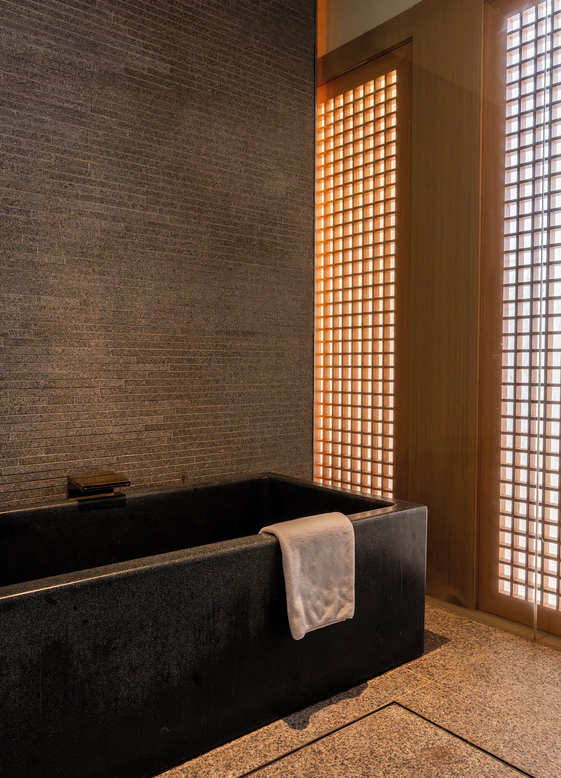 korean suite -sauna, breakfast and swimming pool for 2 - extra person fee upon check-in | bathroom | separate bathtub and shower, deep-soaking bathtub, rainfall showerhead