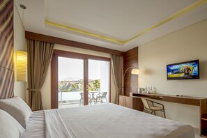 Chambre Deluxe | Minibar, coffre-fort, bureau, lit de bébé (gratuit)