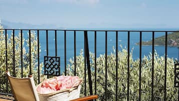 Blick von der Unterkunft