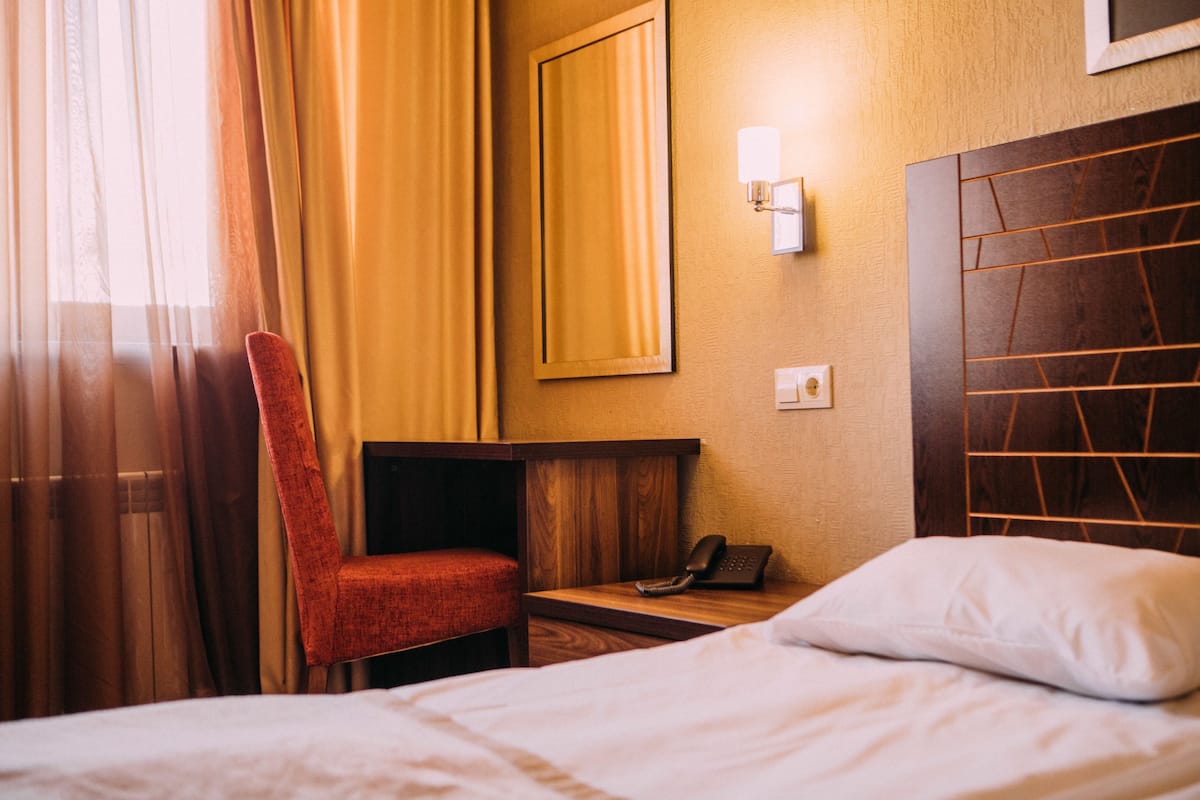 Appartement, 1 slaapkamer | Lakens van Egyptisch katoen, luxe beddengoed, een minibar
