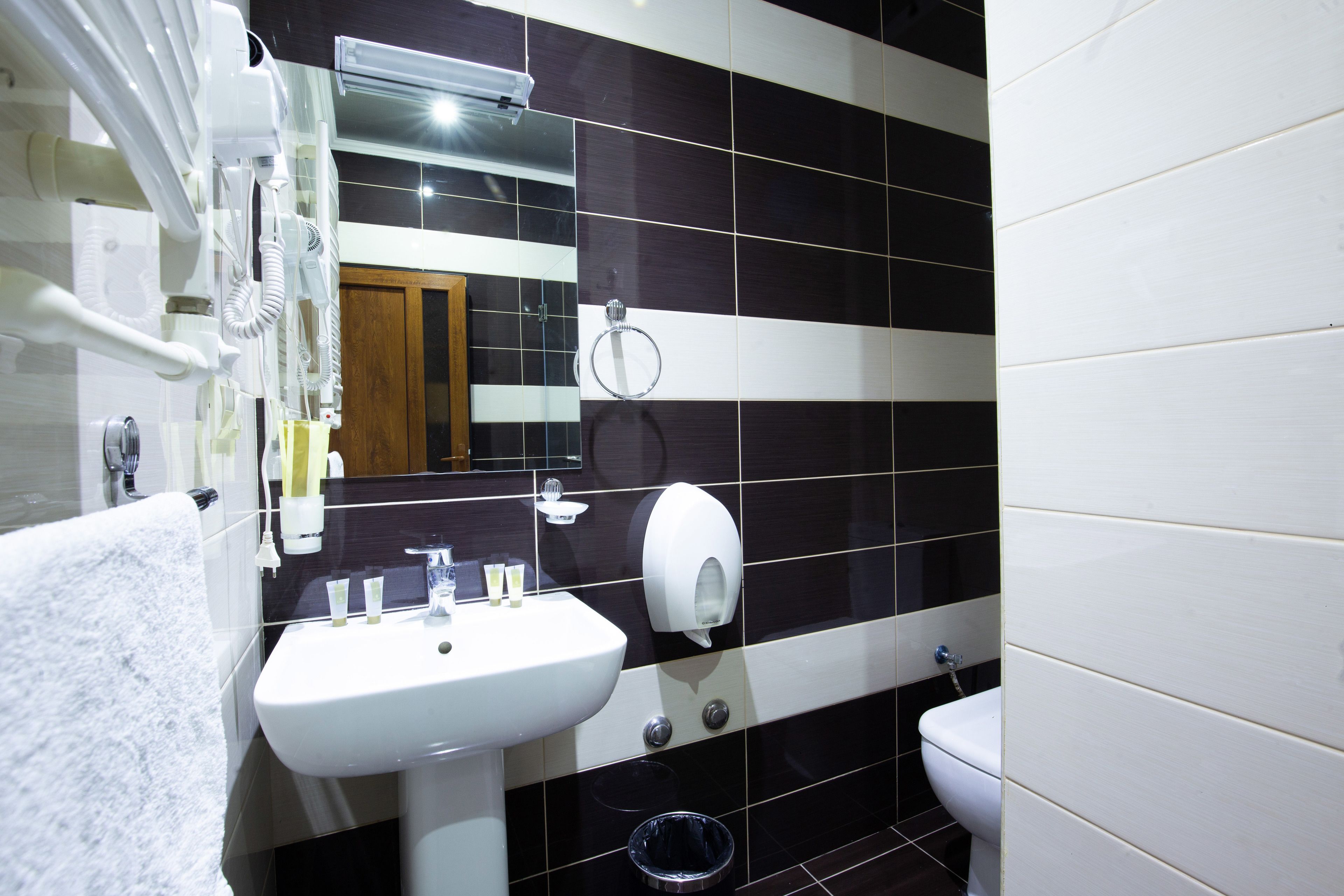 studio | bathroom | shower, free toiletries, hair dryer, bathrobes