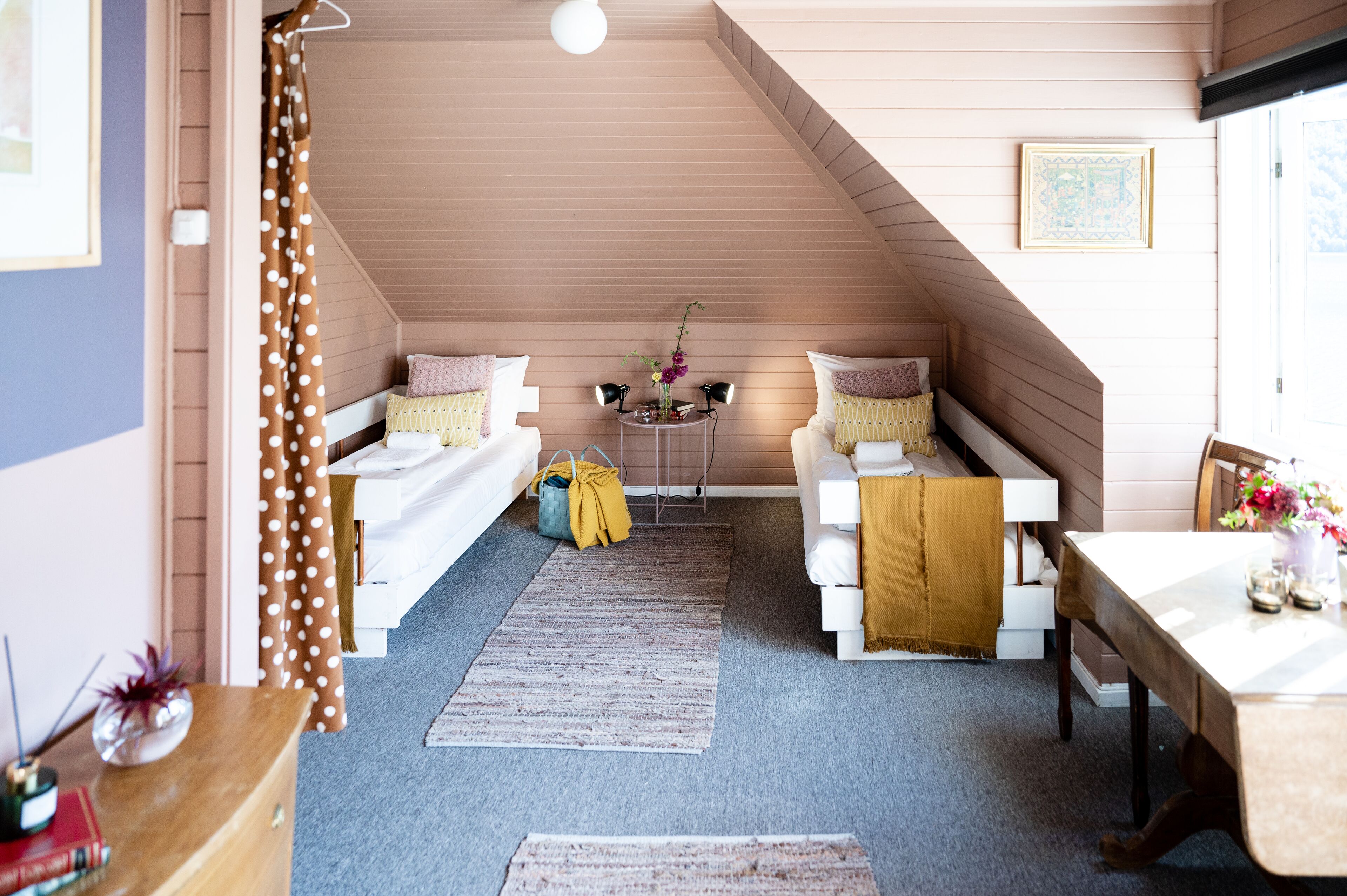 family room (fjord view) | 1 bedroom, free wifi, bed sheets