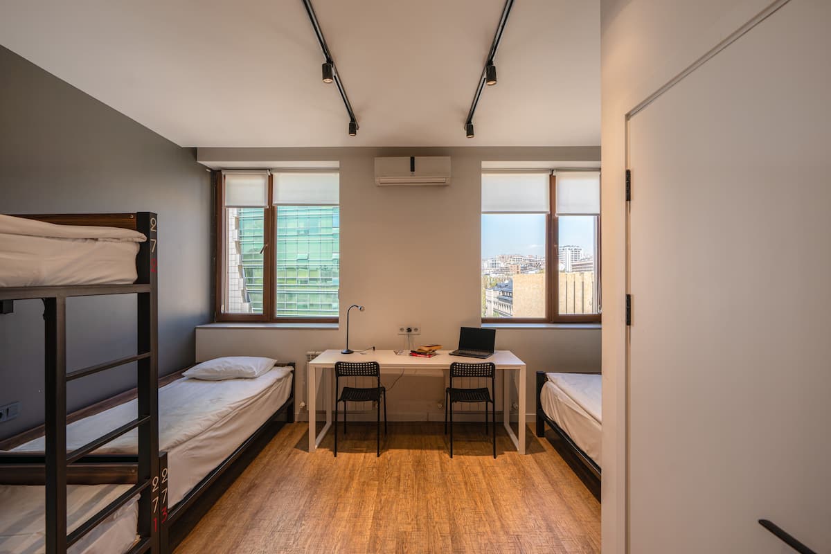Shared Dormitory, Women only with private bathroom, Non Smoking , City View (4 Beds) | Biancheria in cotone egiziano, biancheria da letto di alta qualità