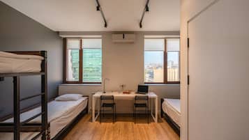 Shared Dormitory, Women only with private bathroom, Non Smoking , City View (4 Beds) | Egyptian cotton sheets, premium bedding, in-room safe, blackout drapes