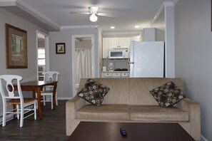West Bldg (13th Street), 3 Bedroom Suite | Living area - The Burgundy Inn (Ocean City)