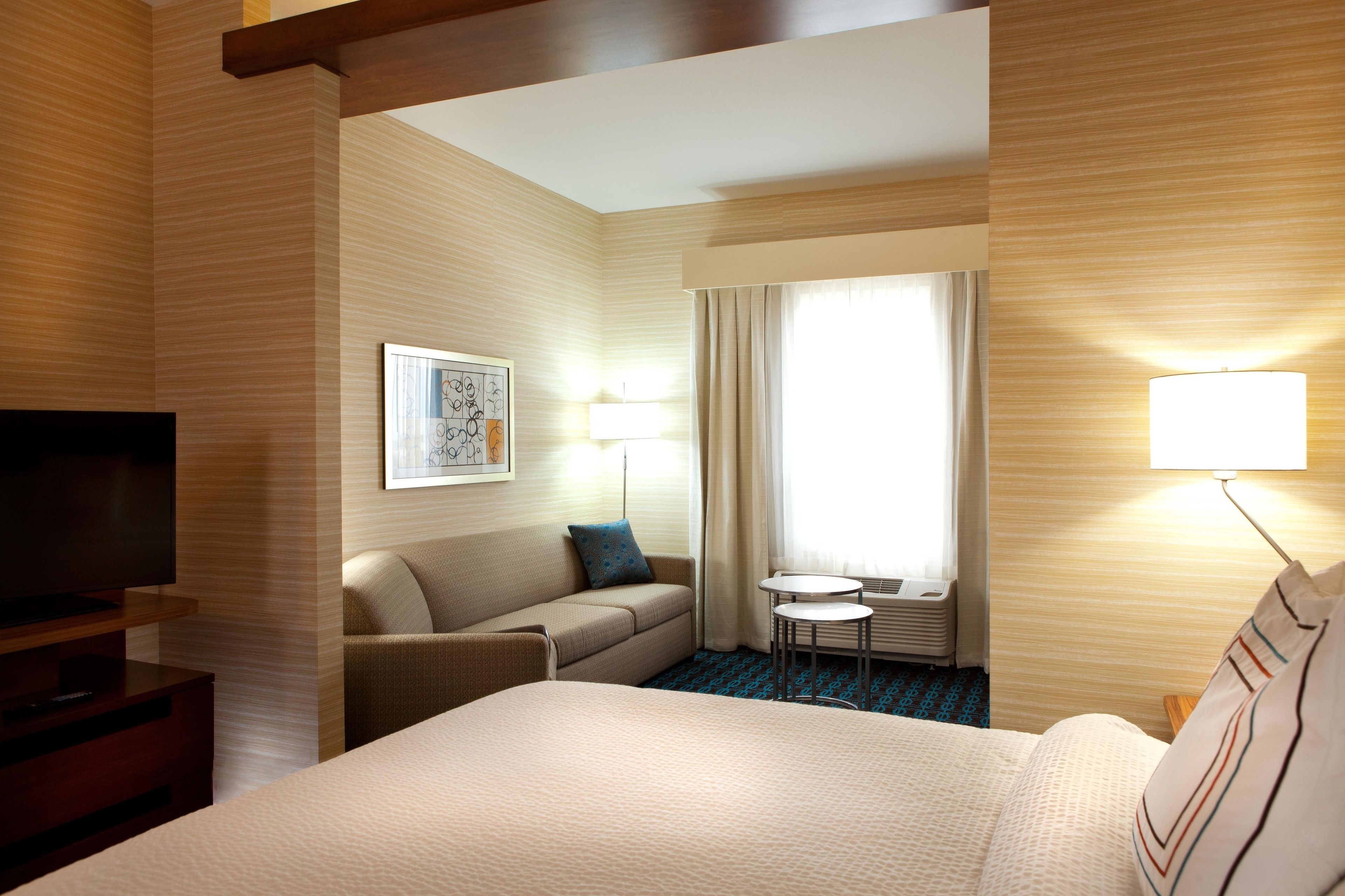 suite, 1 king bed with sofa bed | in-room safe, desk, iron/ironing board, free wifi