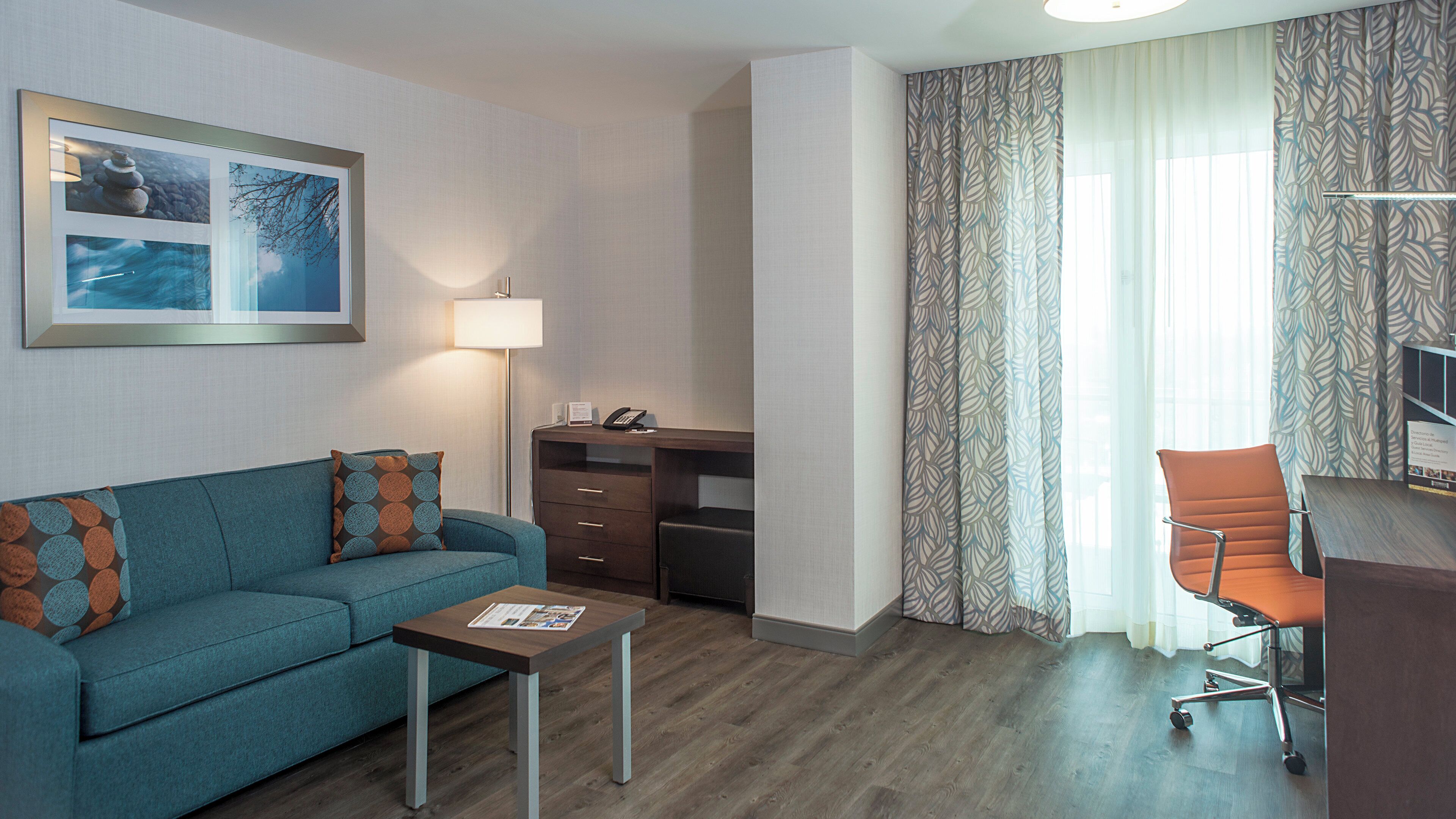 Suite, 2 Bedrooms, Kitchen | In-room safe, desk, blackout curtains, soundproofing