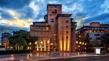 Front of property – evening/night