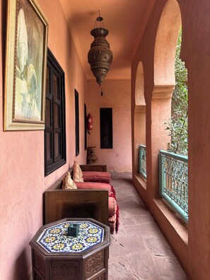 Quarto casal luxo, 1 quarto | Terraço/pátio