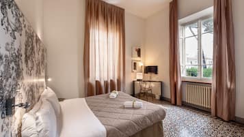 Superior Double Room | Premium bedding, desk, soundproofing, iron/ironing board