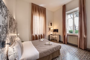 Superior Double Room | Premium bedding, desk, soundproofing, iron/ironing board