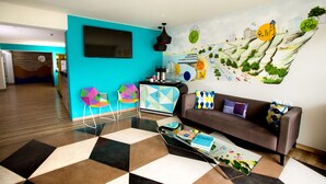 Sala de estar en el lobby