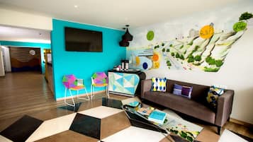 Sala de estar en el lobby