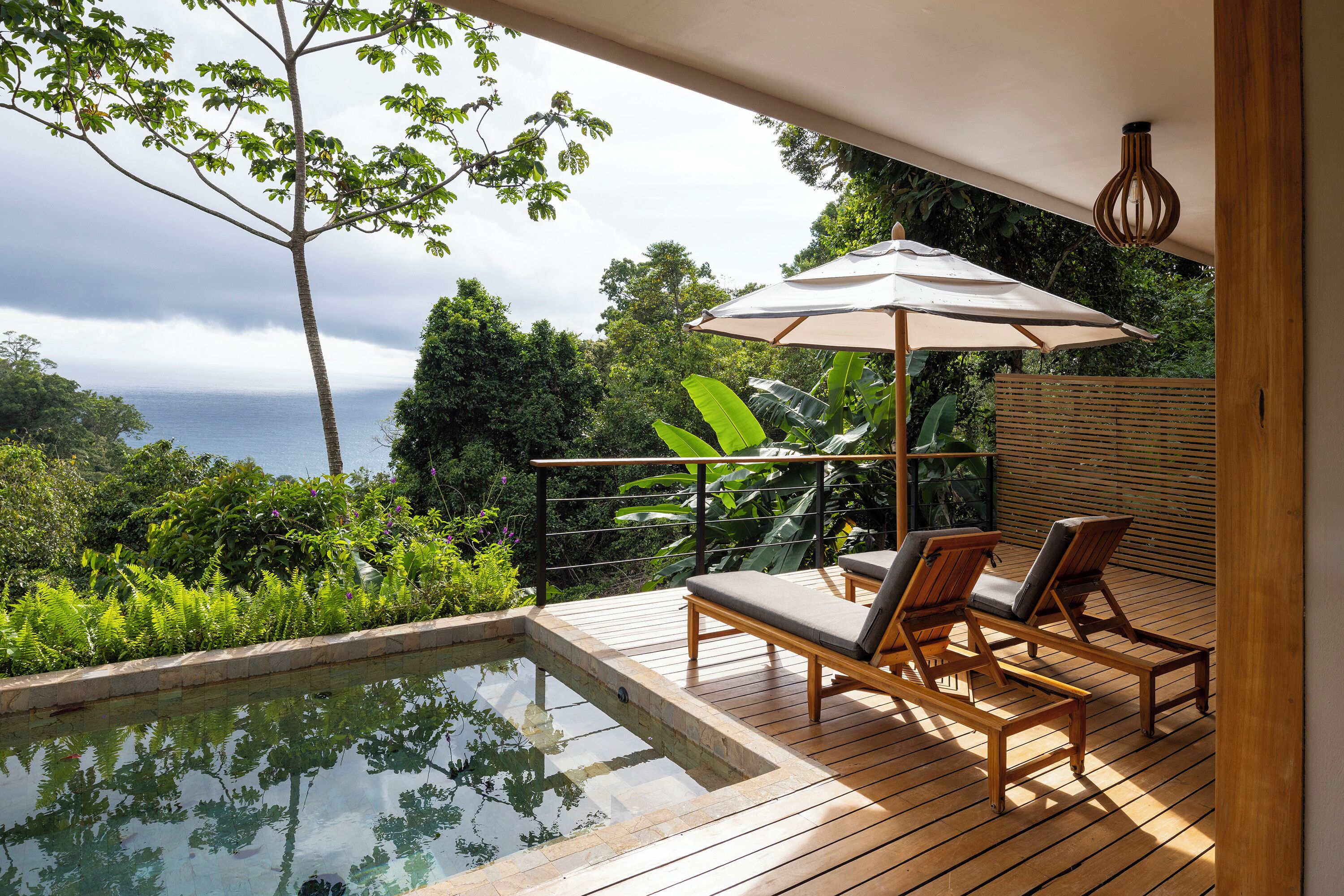 Deluxe Double Villa La Vainilla w/ Plunge Pool | Premium bedding, pillowtop beds, in-room safe, desk