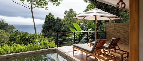 Deluxe Double Villa La Vainilla w/ Plunge Pool | Literie de qualité supérieure, surmatelas