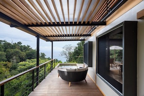 Deluxe Villa w/ Plunge Pool | Balcony view - El Remanso Rainforest Lodge (Puerto Jiménez)