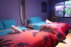 Standard Quadruple Room, 2 Double Beds | Premium bedding, down duvets, in-room safe, free WiFi - Hotel Arte Natura (La Fortuna)