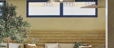 Sala de estar en el lobby