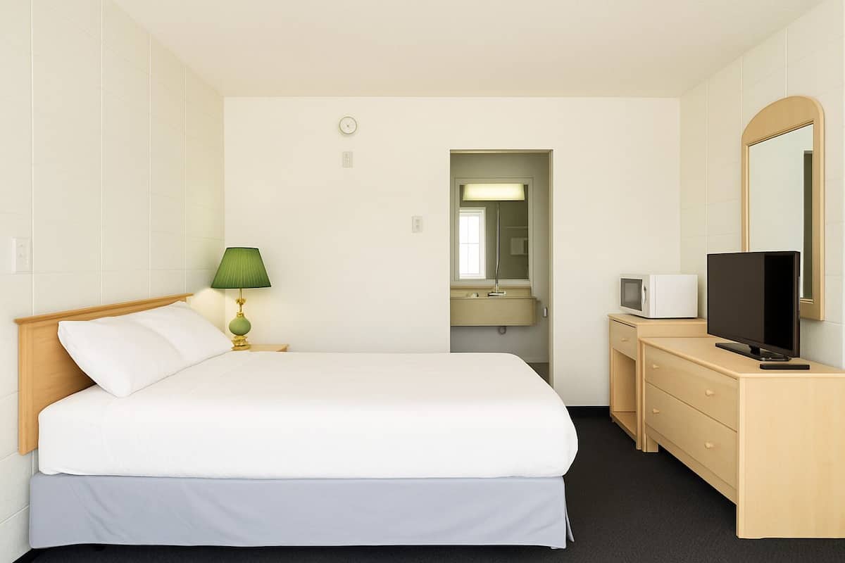 Economy Double Room, Smoking | Bathroom | Shower, towels, soap, shampoo