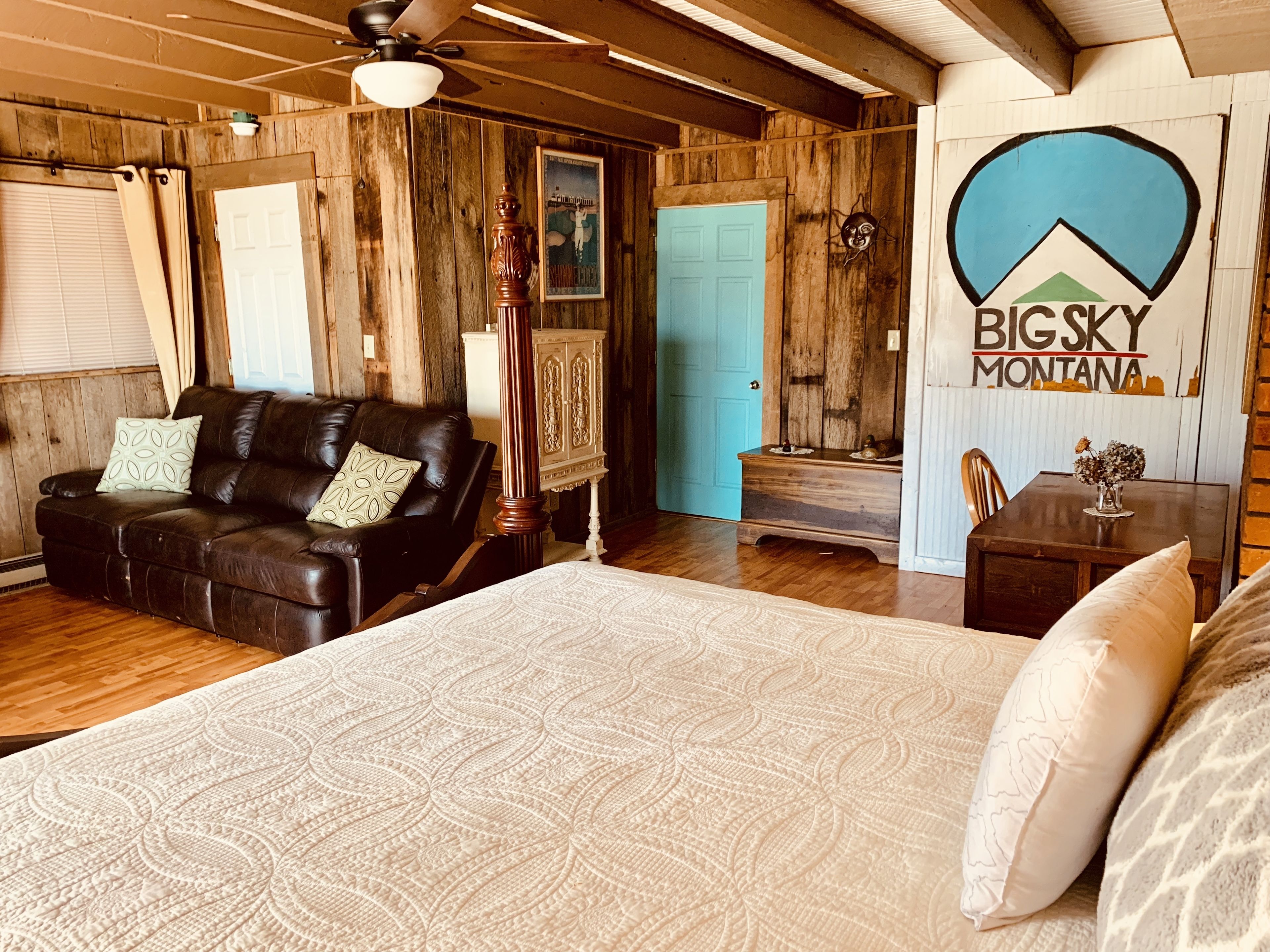 Premium bedding, memory-foam beds, individually decorated