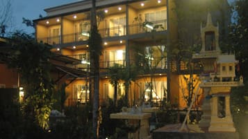 Front of property – evening/night