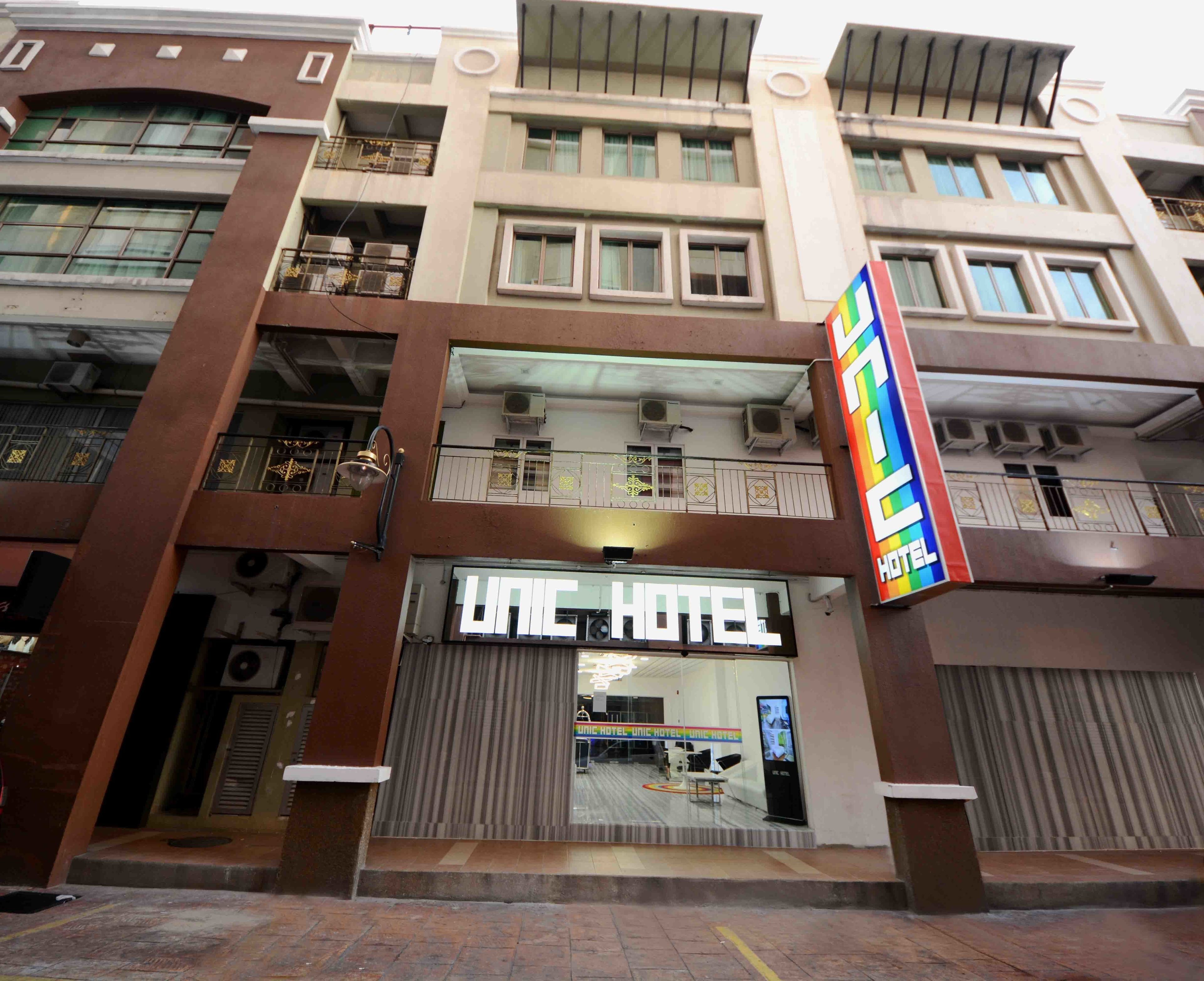 Majoituspaikan julkisivu