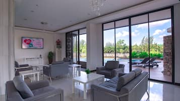 Sala de estar en el lobby
