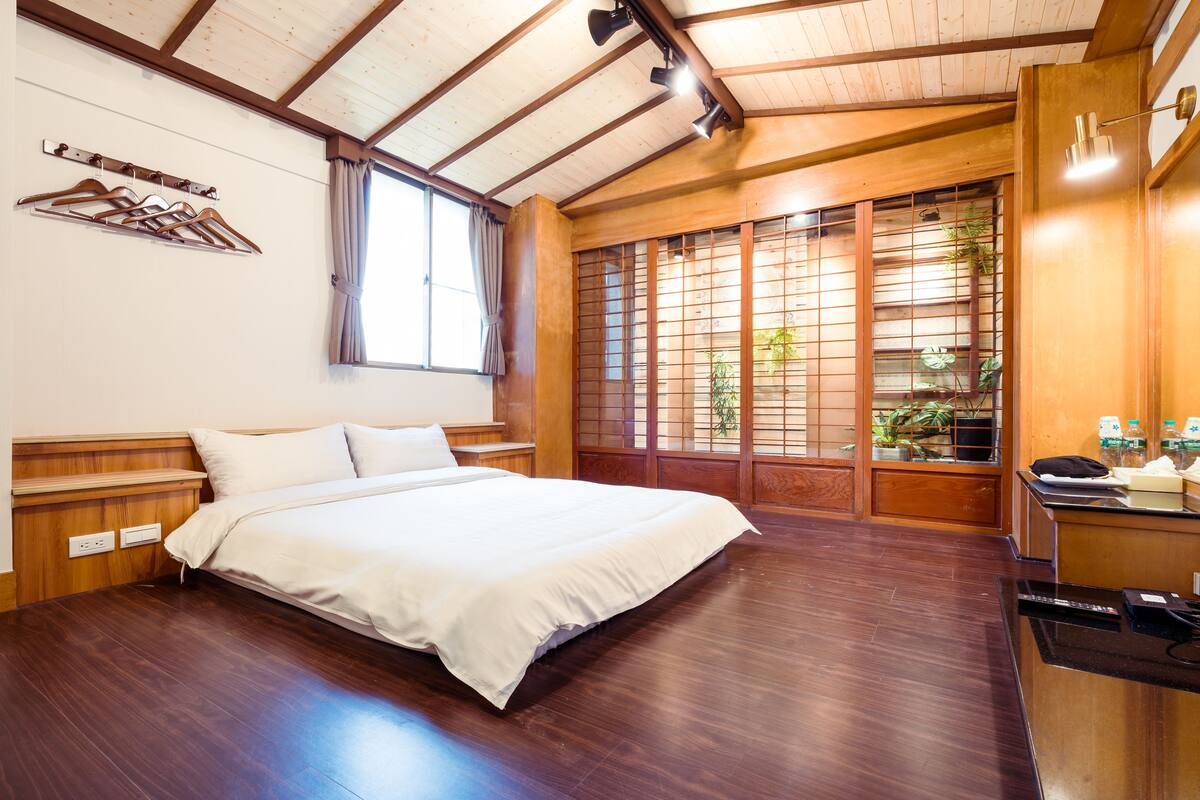 文創新館和室雙人房R603 | 書桌、筆電工作空間、遮光布/窗簾、隔音