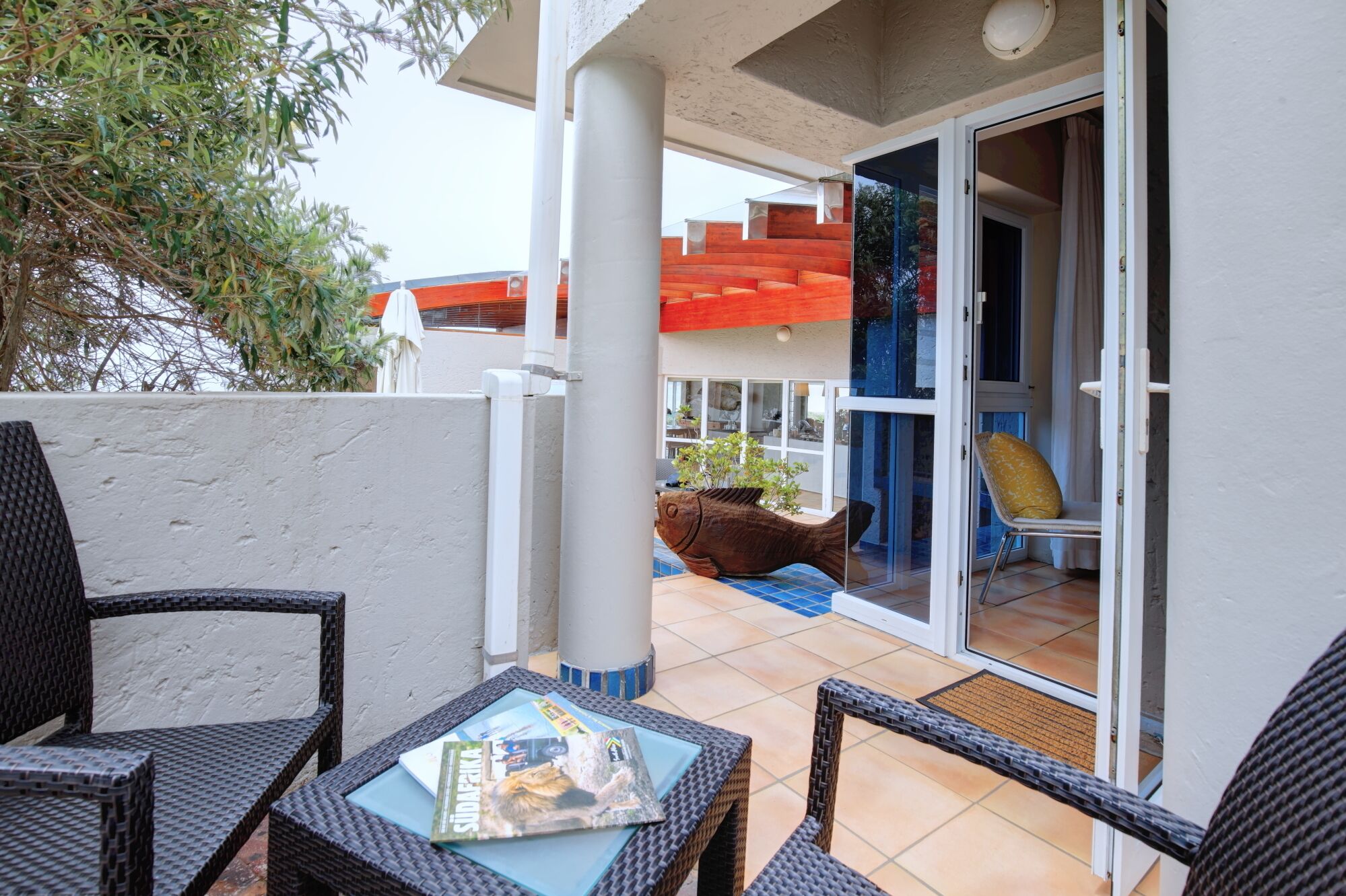 Standard Double Room, 1 Bedroom, Courtyard Area | Terrace/patio