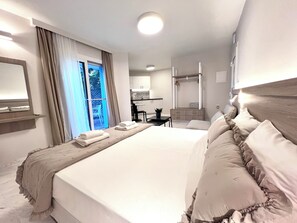 Economy Studio, Patio | In-room safe, soundproofing, iron/ironing board, free WiFi - Sea Breeze (Chania)